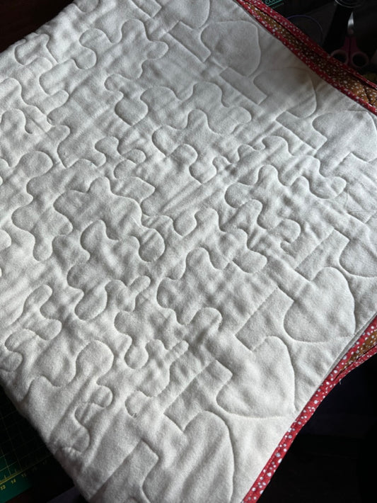 Gnome baby blanket