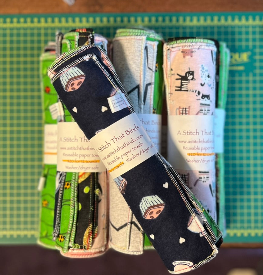 Re-usable paper towel